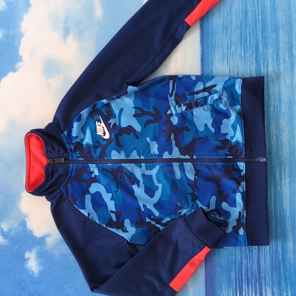 5-6Y NIKE blue camo jacket - Picture 9 of 9